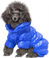 MEILIMIYU DOG PUPPY WINTER COAT BLUE