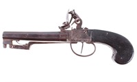 Rare 1780’s Flintlock Pistol Spring Loaded Bayonet