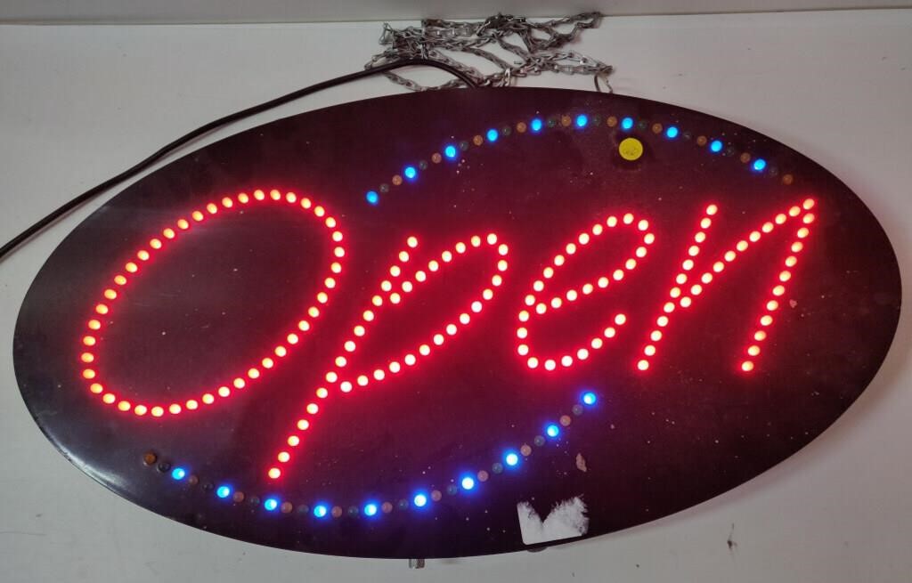 Working Open Sign