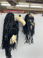 Hanging decorative vultures