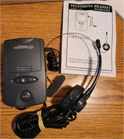 Vintage Telephone Headset w/Amplifier
