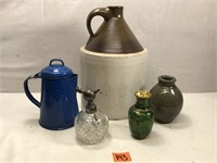 Various Antique Household Items