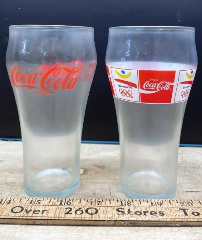 2 Coca-Cola Collector Glasses *LYR