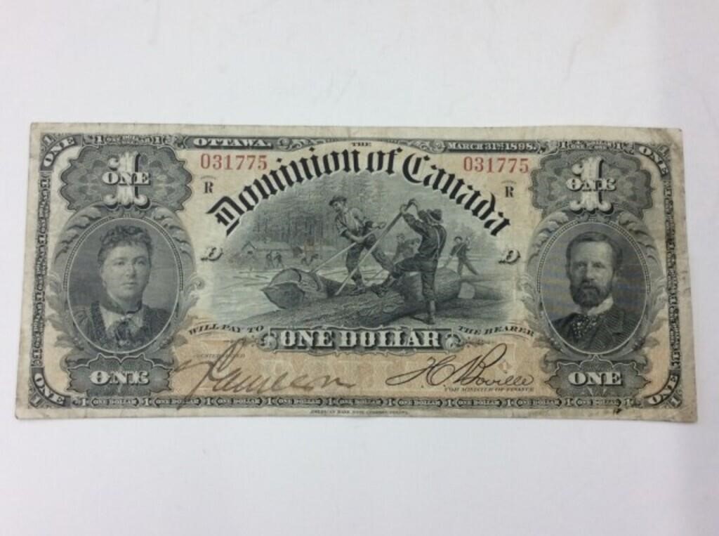 1898 (f15) Canadian 1 Dollar Bill Dc-13c