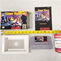 Original Super Nintendo SNES Stunt Race FX Box