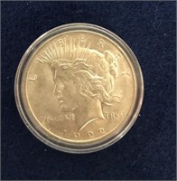 1922-XF PEACE DOLLAR