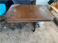 Antique wooden dining table