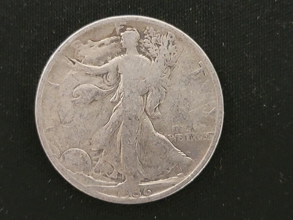 1936-S Liberty Half Dollar   90% Silver