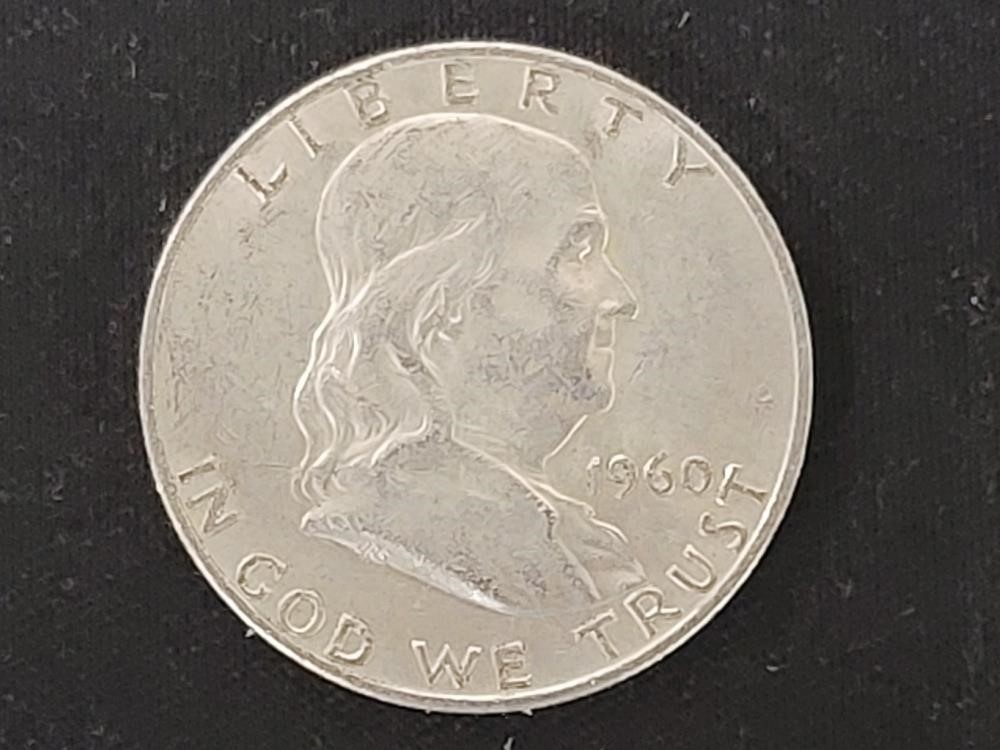 1960-D Franklin Half Dollar  90% Silver