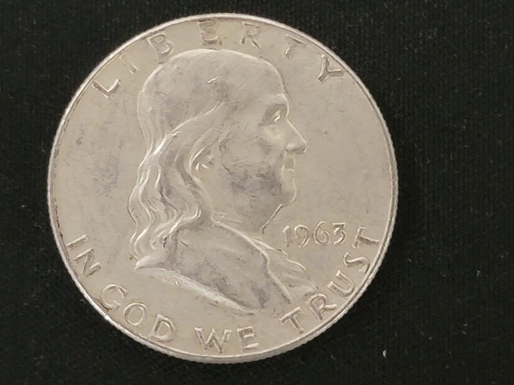 1963-D Franklin Half Dollar  90% Silver