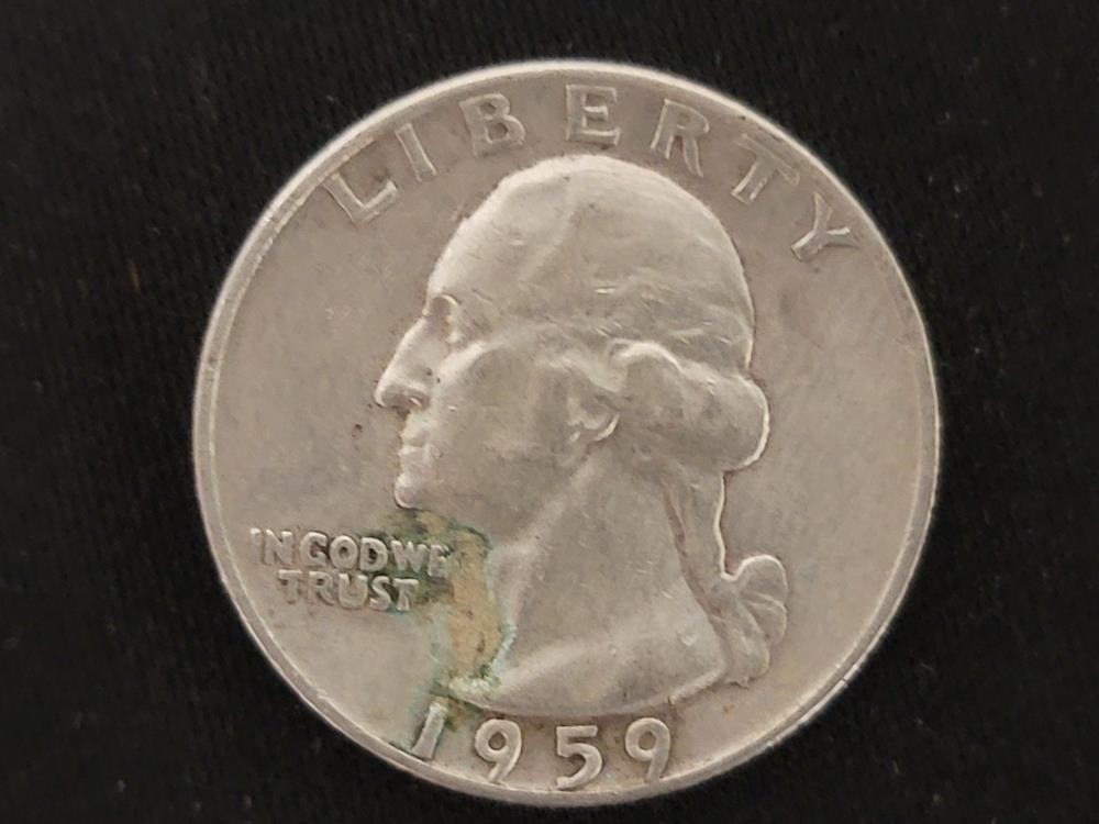 1959 Quarter  90% Silver