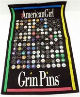 American Girl Banner with 80+ Pins