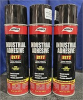 3 Cans Industrial Adhesive 8177