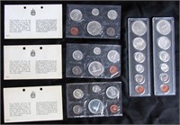 (5) CANADA MINT SETS with SILVER DOLLARS