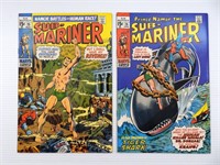 (2) SUB-MARINER #24 & #25 MARVEL '70