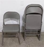 Lot of metal folding chairs. *Price per chair.