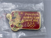 1988 Walt Disney Company Olympic Team Salute Pin