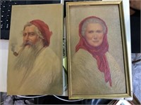 Pair Painting of Man and Woman