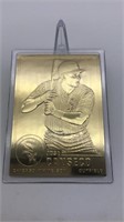 Jose Canseco 22kt Gold Baseball Card Danbury Mint