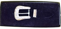Vintage sterling silver belt buckle