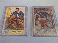 2 Bower Cards 1954 & 1958 Parkhurst