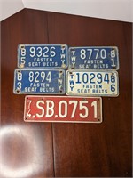 License plate lot