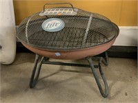 Football Shaped Metal Tailgating Grill - Miller