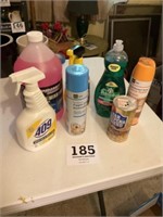 Box lot of cleaners
