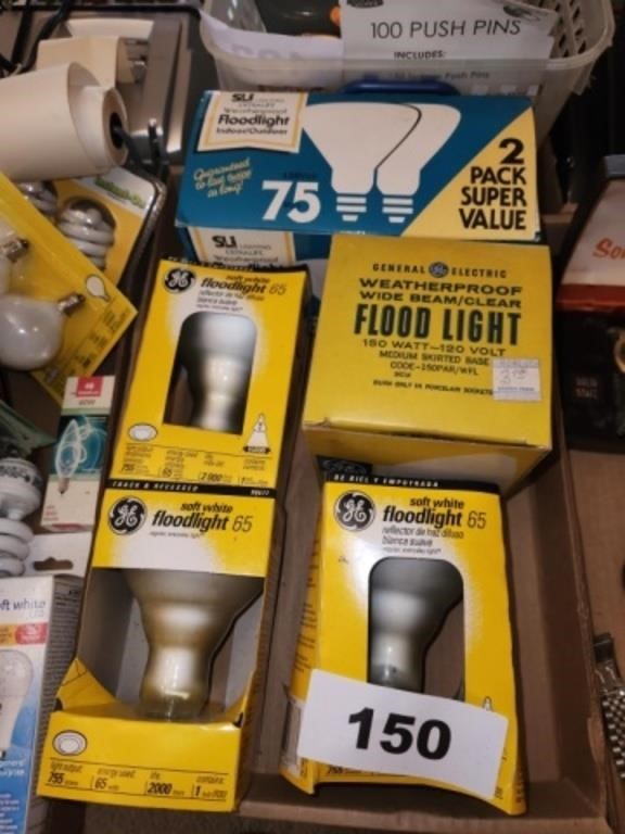 LOT FLOOD LIGHT BULBS