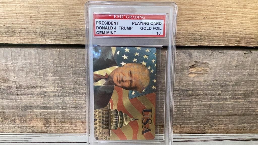 Donald J Trump Gem 10 graded card