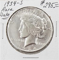 1934-S Silver Peace Dollar Coin RARE DATE