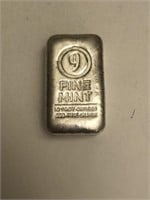 9 Fine Mint 10 oz Silver Bar