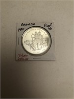 1990 Canadian $1 Proof