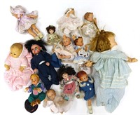 13lbs + of Vintage Dolls