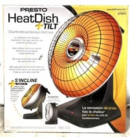 Presto Heatdish + Tilt Parabolic Electric Heater