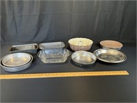 bread pans, pie plates, etc