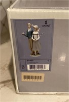 Lladro "Golfing Couple" figurine in box