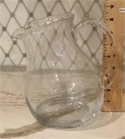 Lenox glass pitcher