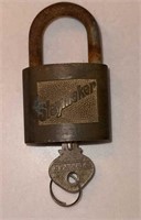 Vintage Slaymaker Padlock Lock with Key
