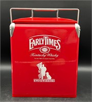 EARLY TIMES WHISKEY METAL COOLER