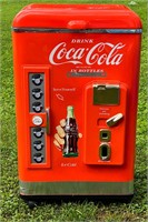 COCA COLA MACHINE COOLER w/ DRAIN & WHEELS