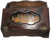 Vintage Wooden Bread Box