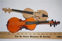 2 Miniature Violins
