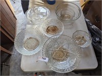 Assorted Glass Bowls