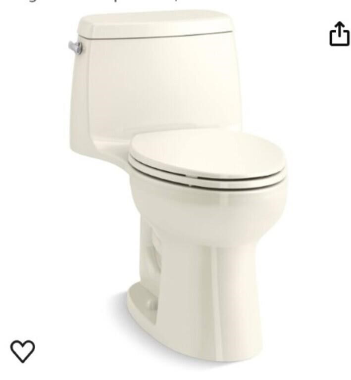 Kohler Santa Rosa One Pc Compact Elongated Toilet