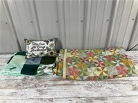 2-Quilts and Pillow