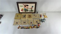 25pc Vtg Walt Disney Collectibles w/ Figurines