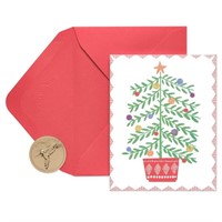 CHRISTMAS TREE IN POT HOLIDAY BOXED CARDS, 20-COUN