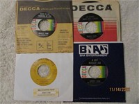Record 7" Ernest Tubb Lot Of 4 Records