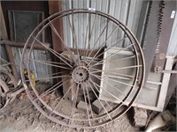 2 - Iron Hay Rake Wheels